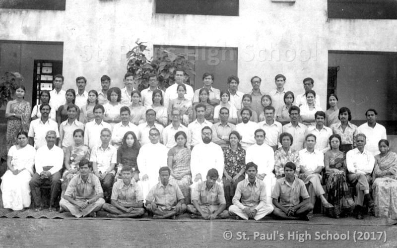 St. Paul's High School - Staff Photo - 1977